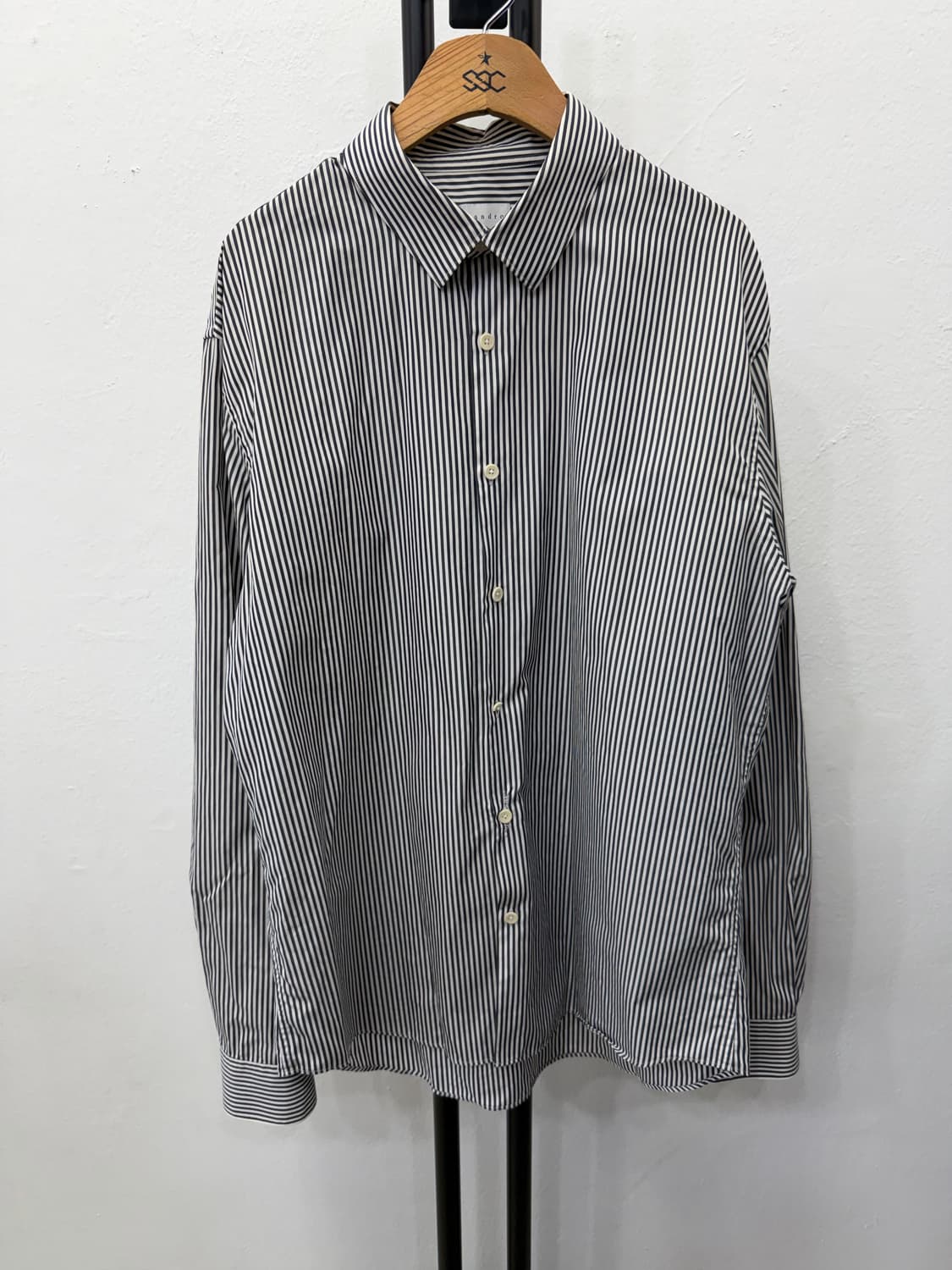 정품) 산드로 남성 스트라이프 셔츠 XL 상품이미지1