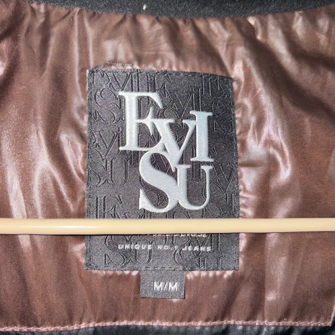 Evisu 에비수 브라운 글로시 패딩 상품이미지5