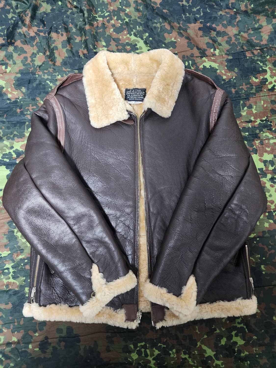 US SHEEPSKIN B-6 TYPE 무스탕 자켓 44 상품이미지1