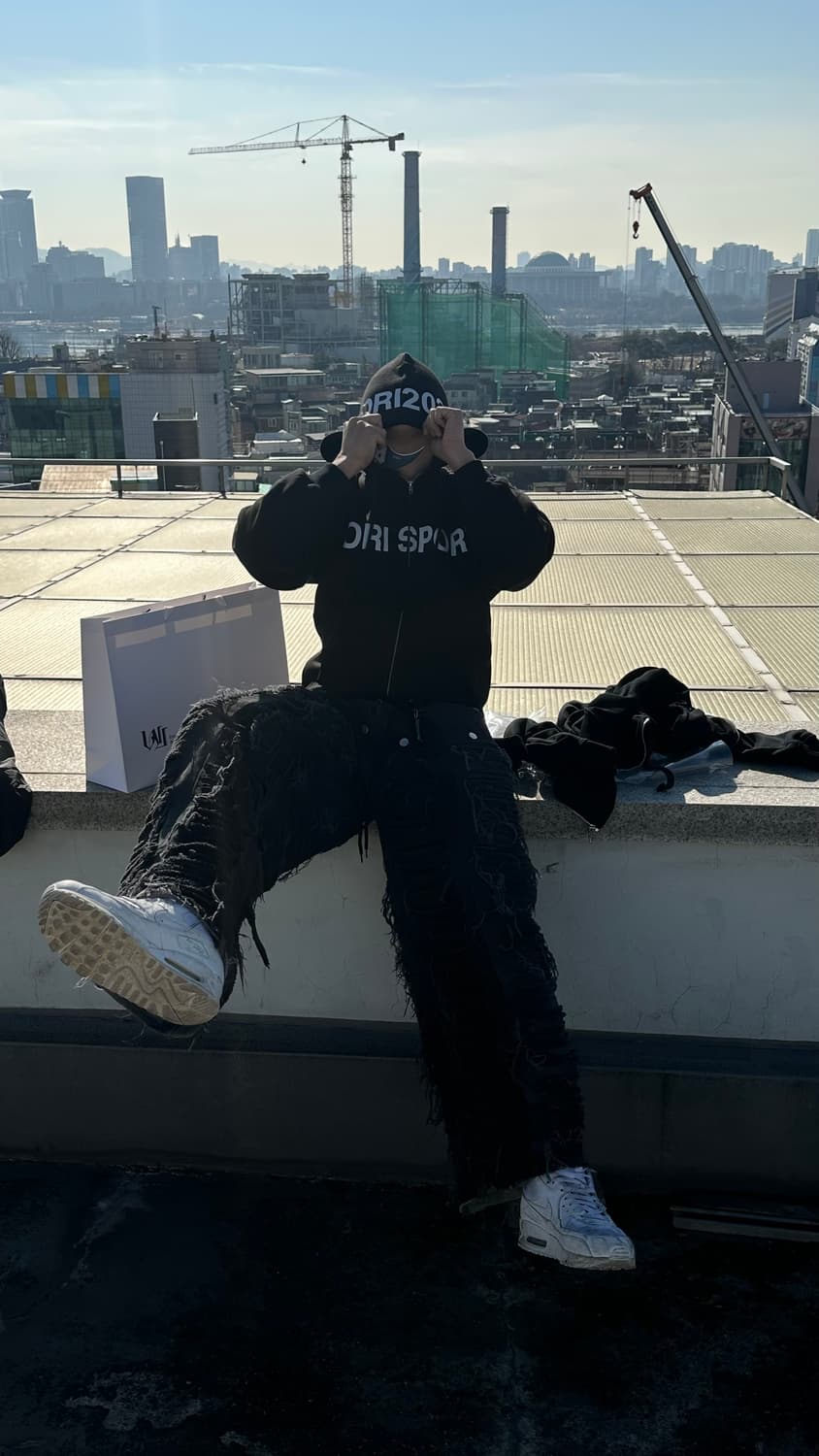 요리 스포츠 2027 블랙 후드 집업 상품이미지2