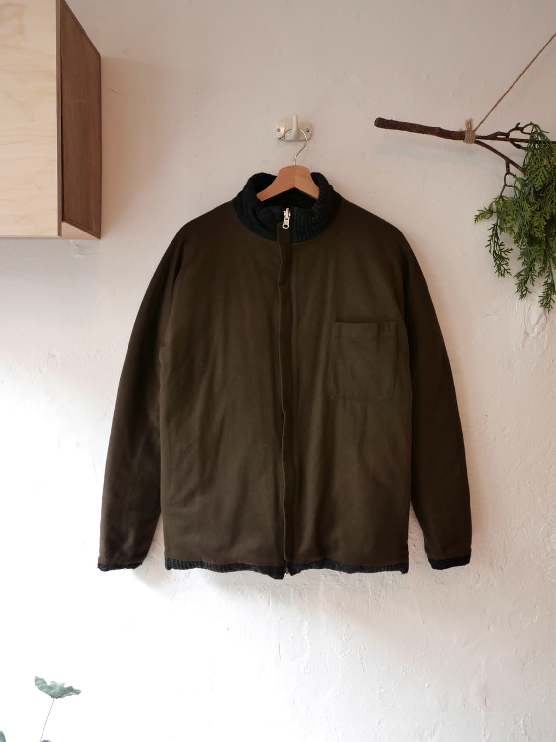 스테판 슈나이더 울 퀄티드 리버서블 자켓 상품이미지4