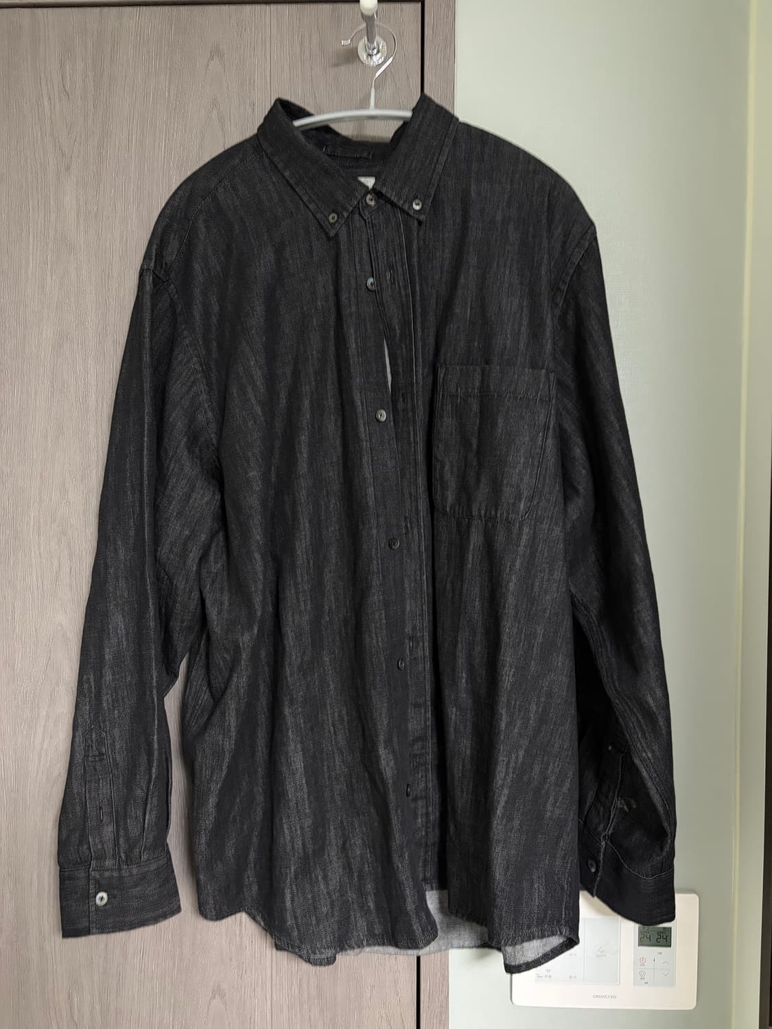 브라운야드 버튼다운 데님 셔츠 5사이즈 상품이미지2