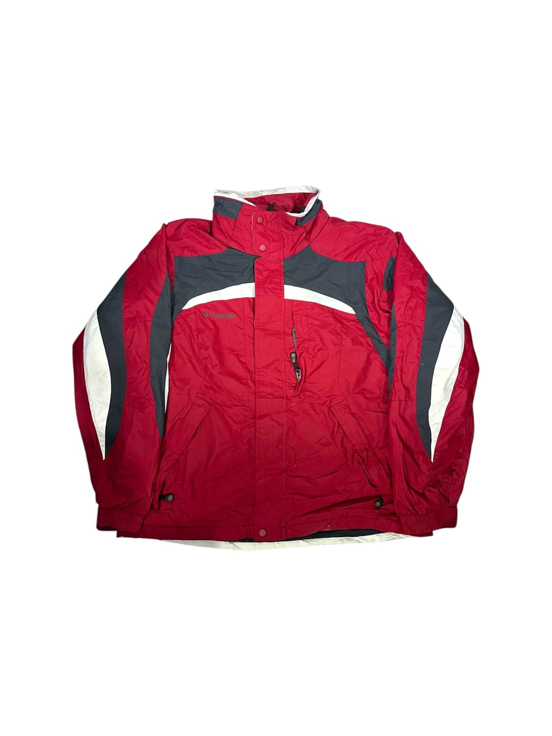컬럼비아 버건디 바람막이 자켓 L 상품이미지5