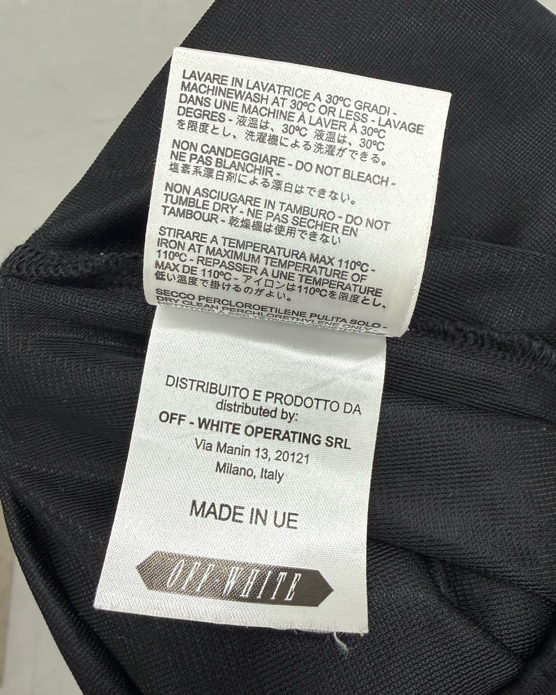 오프화이트 디아고날 메쉬 쇼츠 상품이미지6