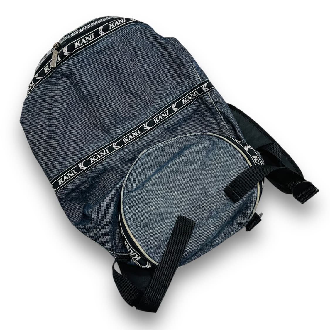 칼 카니 90s 밀리터리 원통 데님 올드스쿨 힙합 빈티지 백팩 상품이미지5