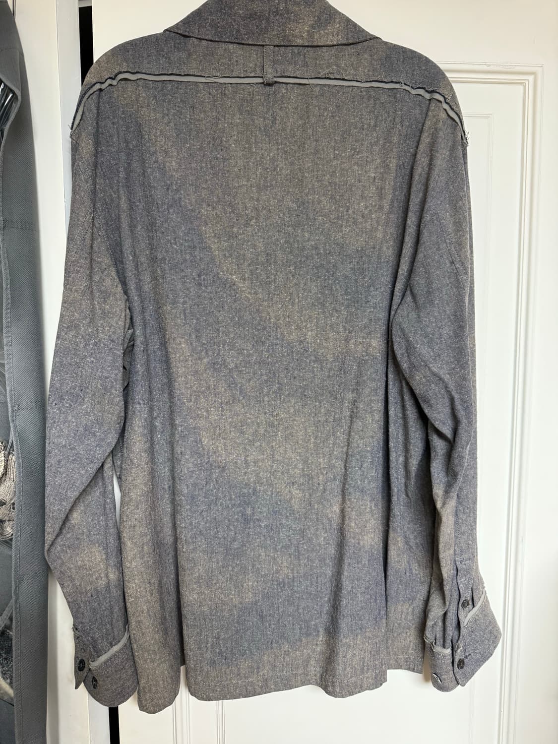 Sun-Bleached Detachable Collar Shirt 상품이미지3