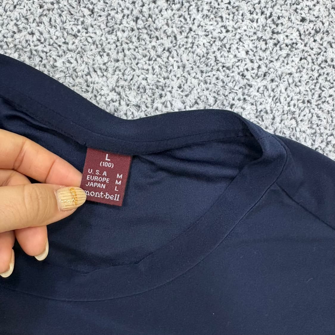 L 몽벨 기능성 반팔 티셔츠 0414J 상품이미지2