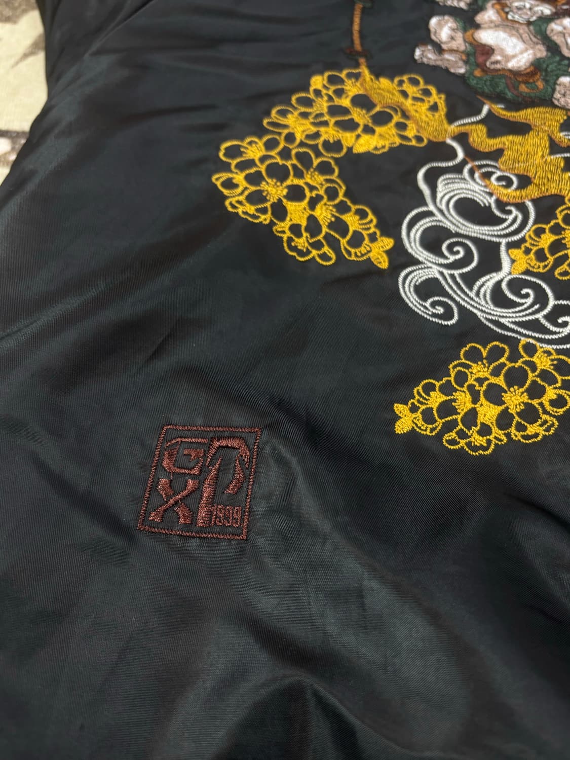 GXP1999 풍신 뇌신 자수 스카쟌 상품이미지7