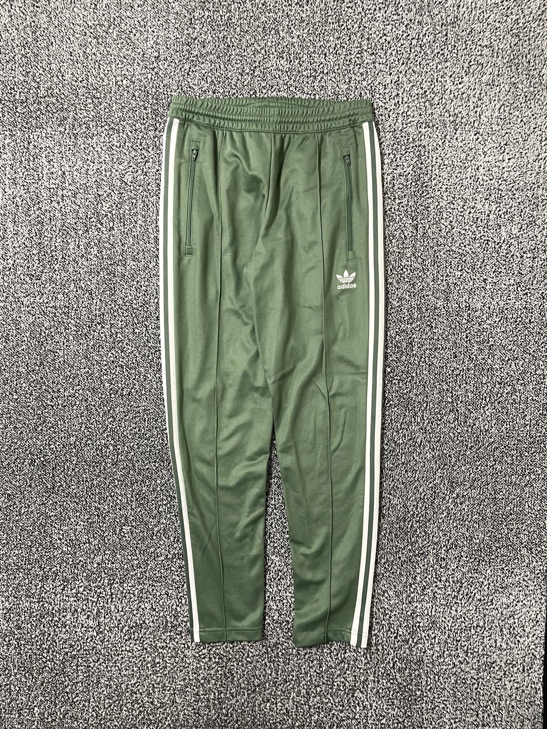 빈티지9. 아디다스 베켄바우어 트랙 팬츠 져지 말차 그린 트레이닝 바지 상품이미지1