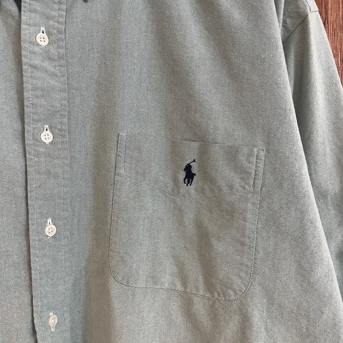 폴로 BIG SHIRT 그린컬러 셔츠 상품이미지5