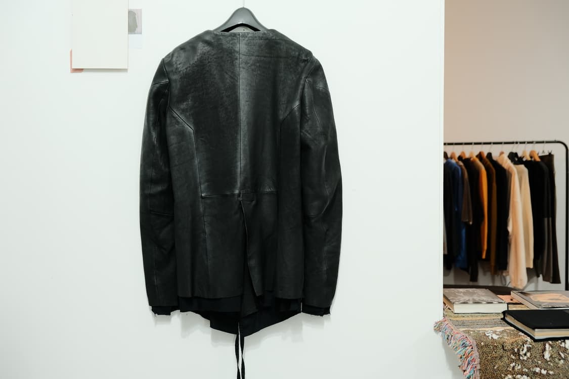 Army of me Layered leather blazer 상품이미지2