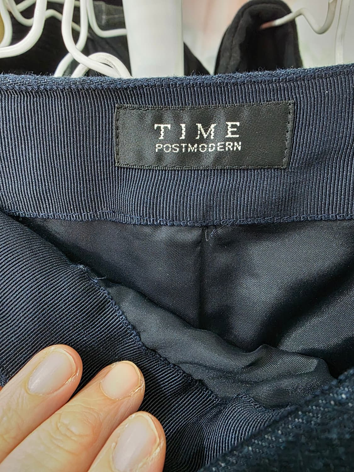 타임 여성 데님 롱 치마 상품이미지3