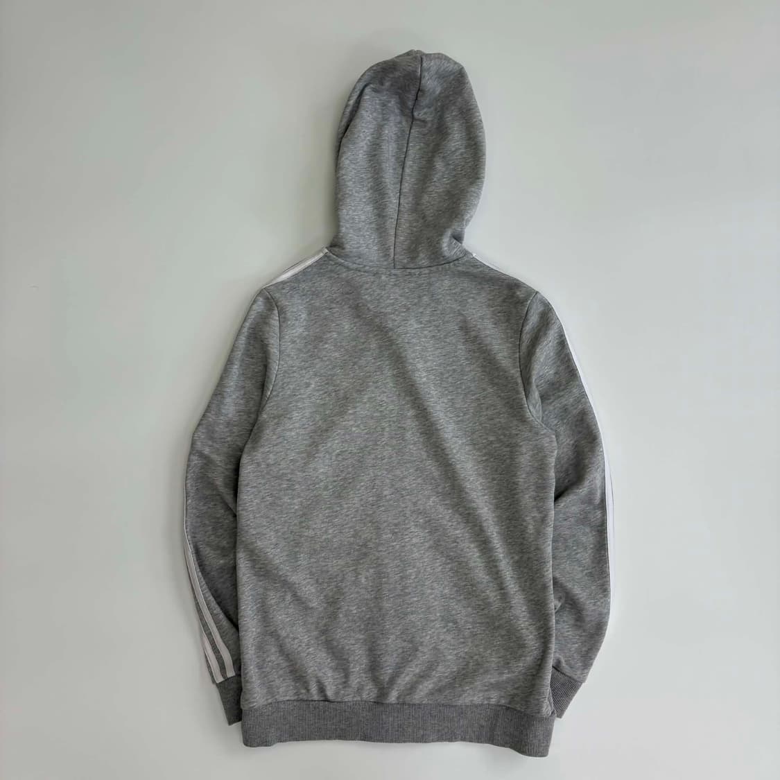 아디다스 신형 그레이 삼선 걸즈 스웻 후드집업 희귀져지 상품이미지3