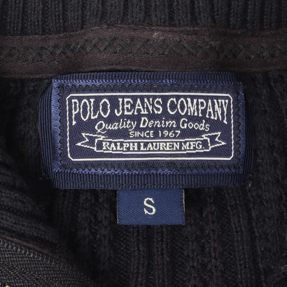 폴로진스 케이블 니트 집업 크롭 가디건 상품이미지8