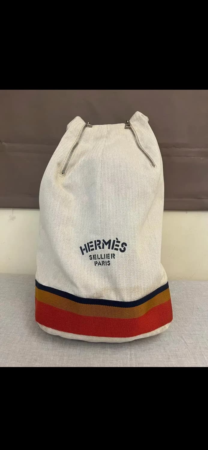 HERMES SELLIER PARIS CANVAS BAG UNISEX 상품이미지2