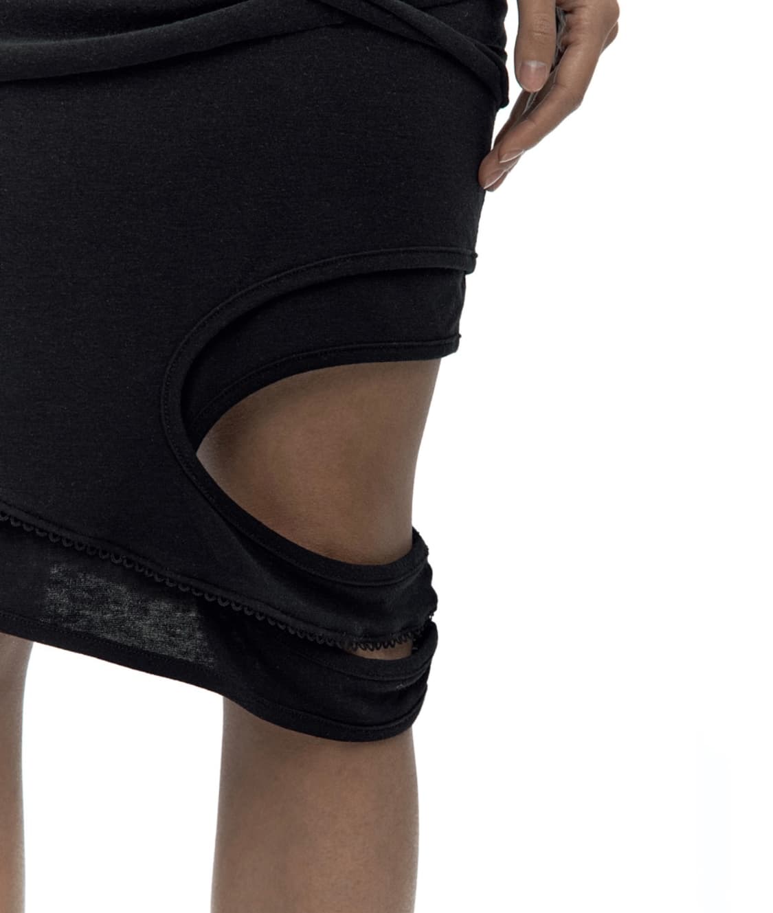 Kashiko 카시코 Peek-a-boo strap skirt 상품이미지5