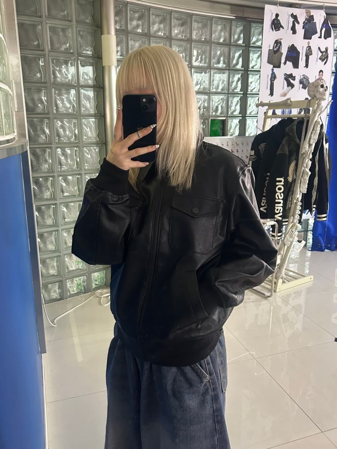 X UNDERCOVER ZIP UP BLOUSON 지퍼형 블라우스 상품이미지1