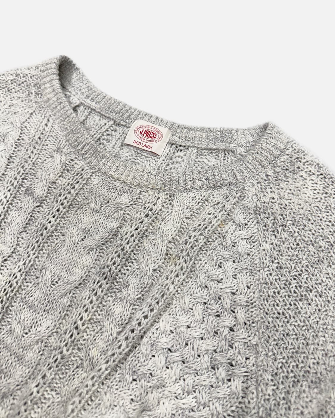 J.PRESS grey cable knit 상품이미지2