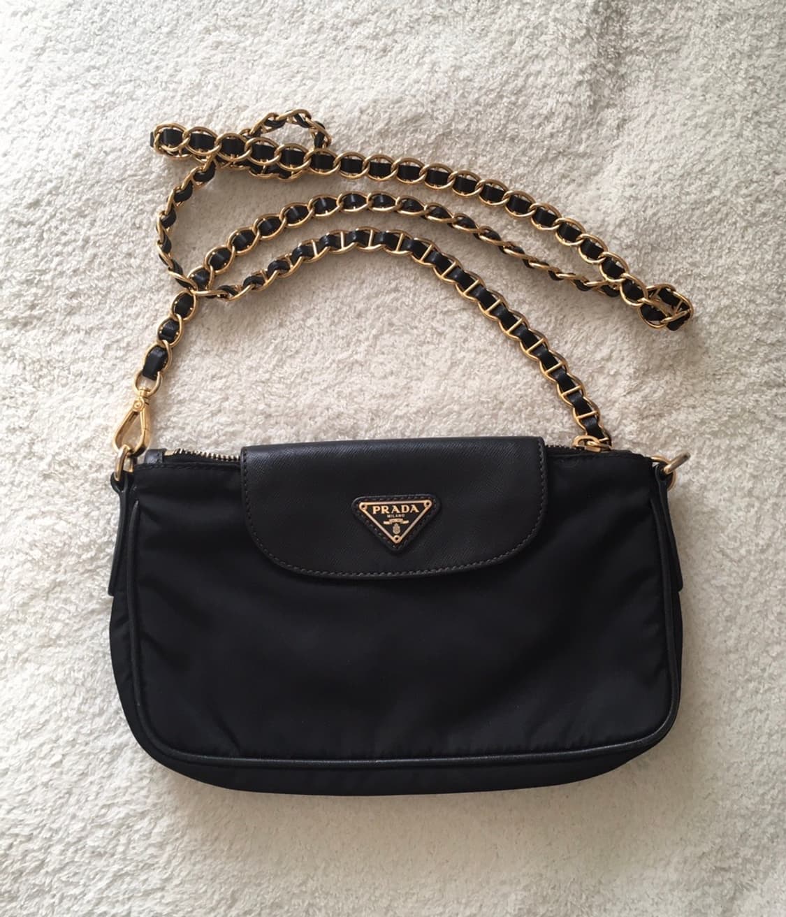 프라다 미니 크로스 체인 금장 상품이미지4