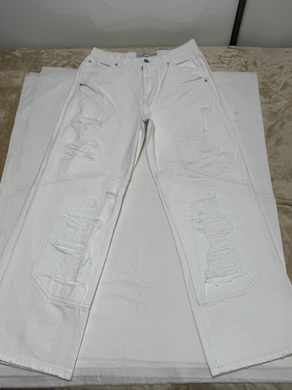 언지미크 / 디스트로이드 데님 팬츠 / S 상품이미지4