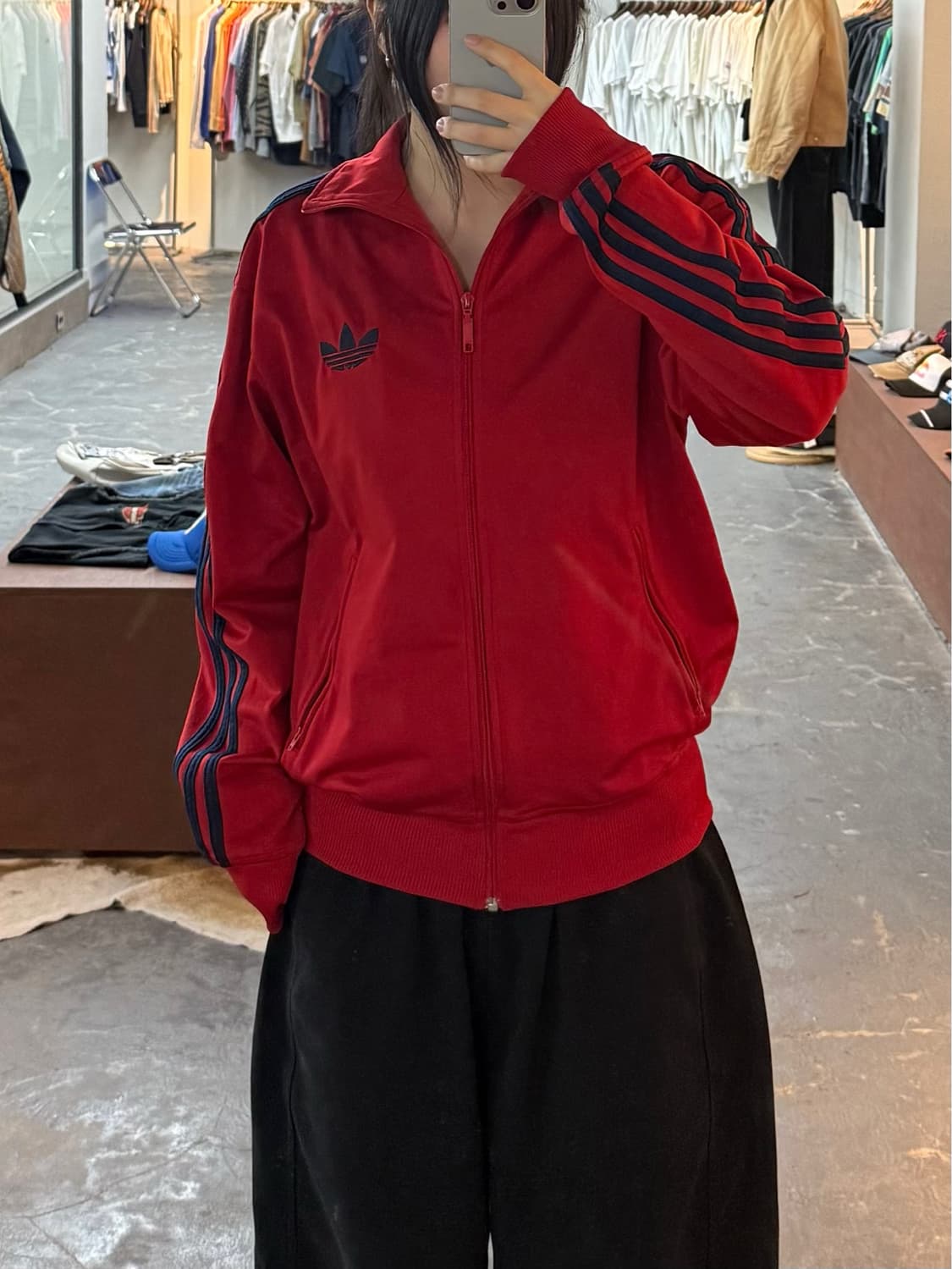 아디다스 파이어버드 레드 트랙탑 져지 H2969 상품이미지1