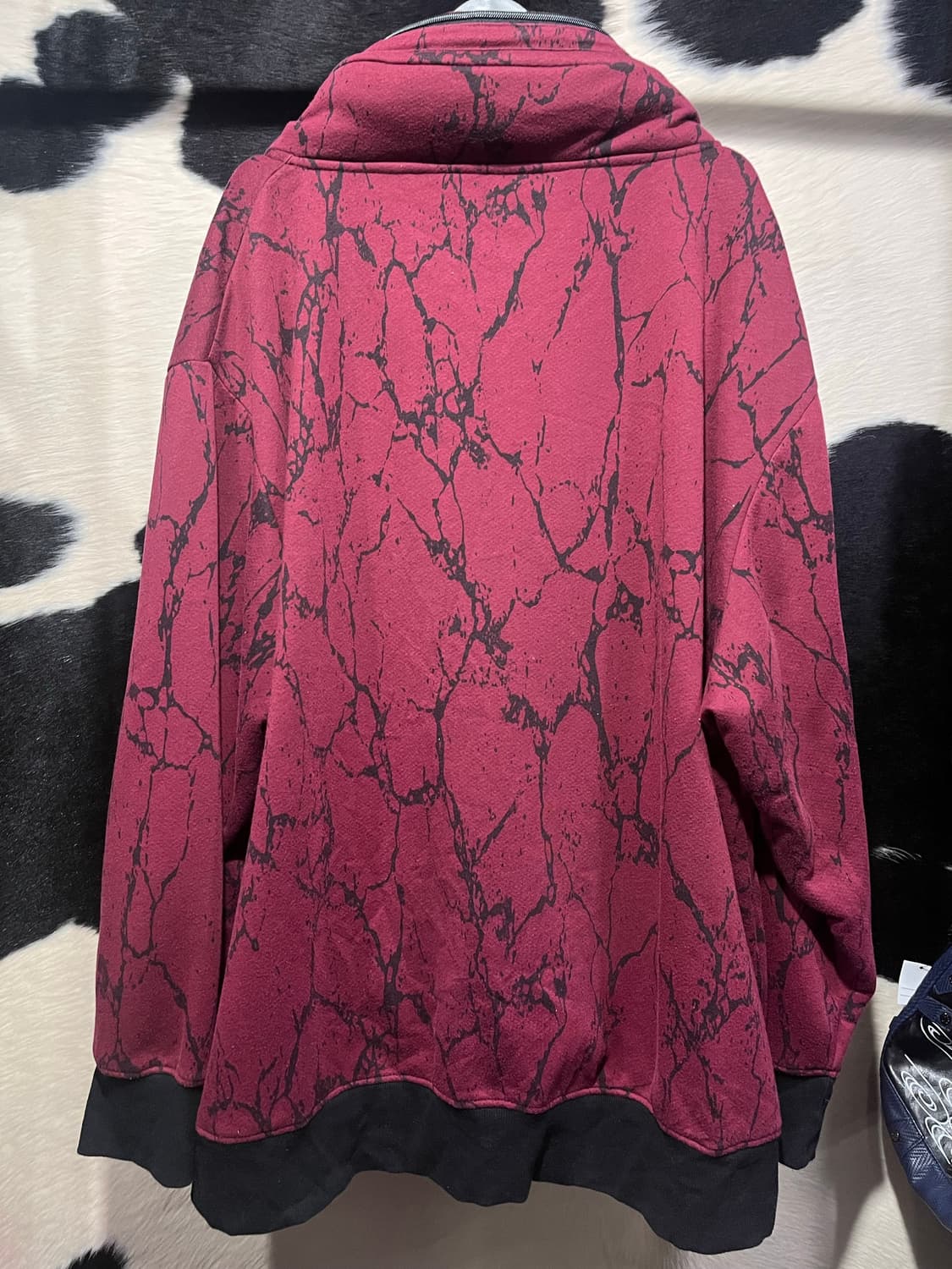 오버핏 프린팅 후드집업 상품이미지6