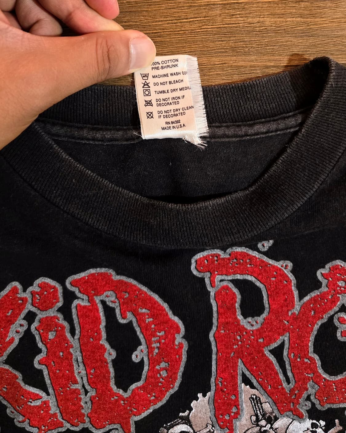 스키드 로우 빈티지 밴드 티셔츠 (Skid Row Band Tee) 상품이미지8