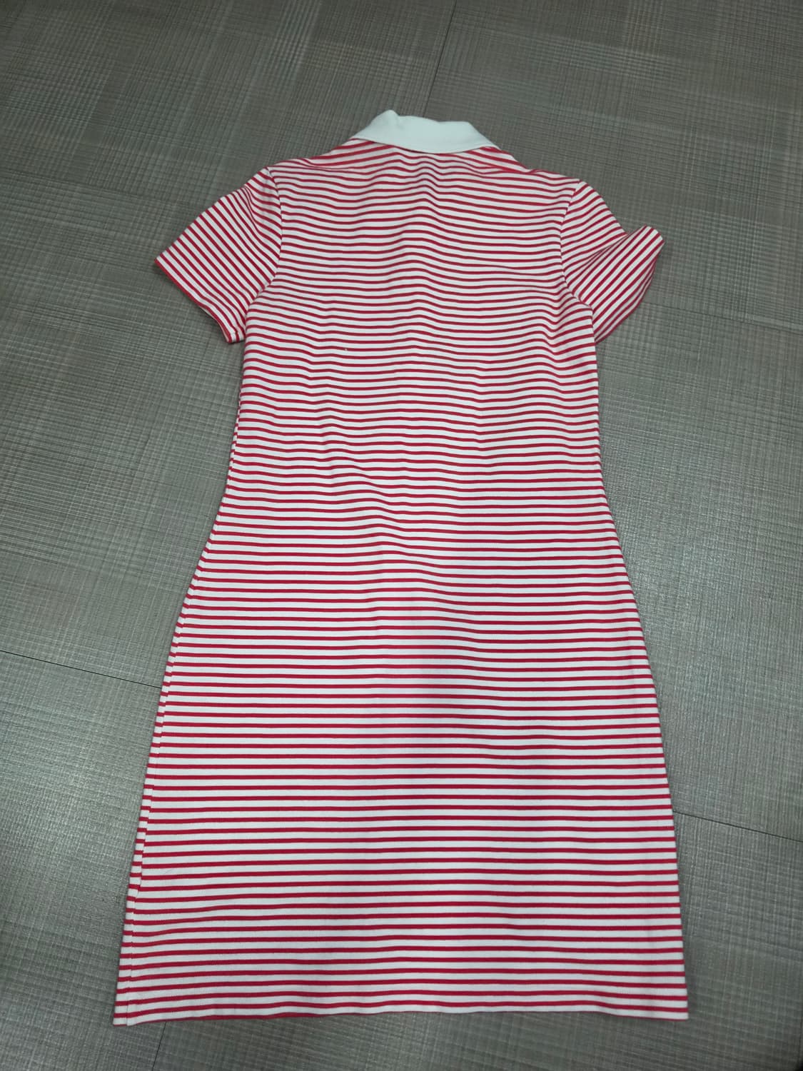 라코스테 스트라이프 반팔 원피스 상품이미지5