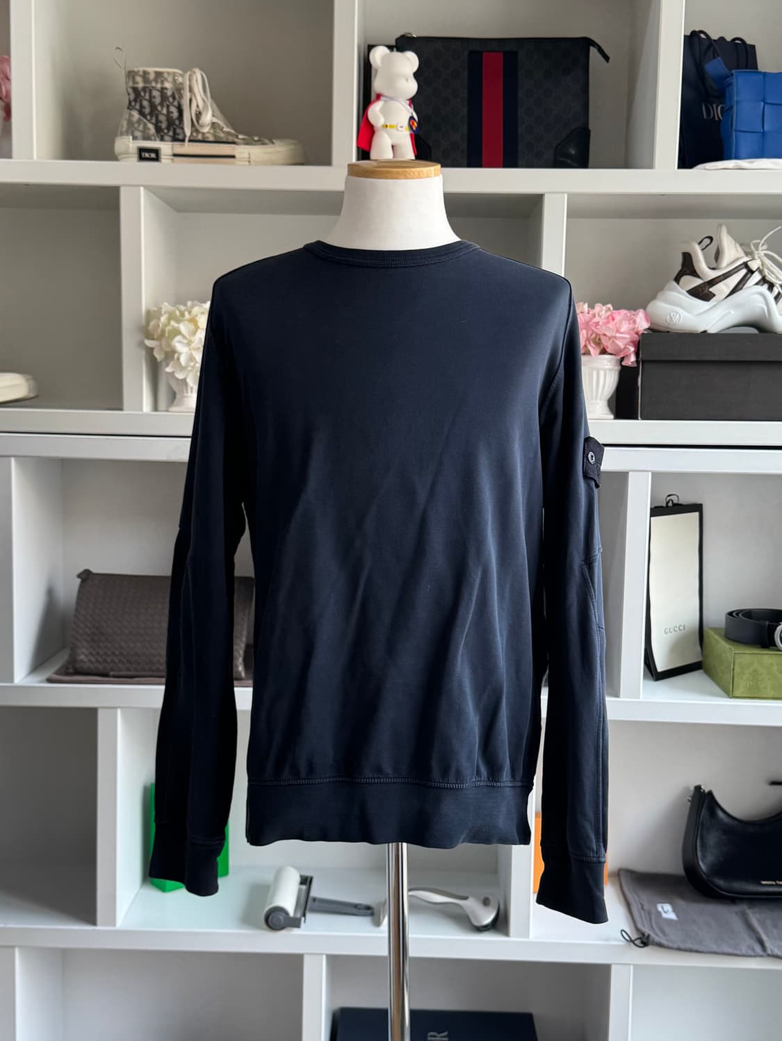 [새상품급,M] 스톤아일랜드 고스트피스 맨투맨 후드티 긴팔티 쭉티 상품이미지1