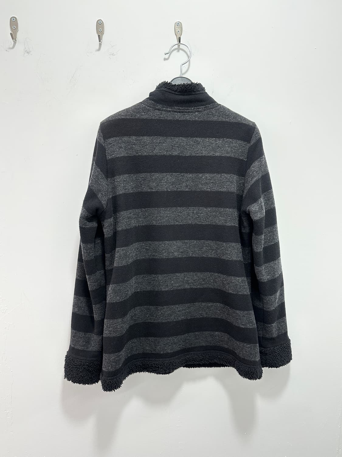 Stripe fur knit zip up  상품이미지7