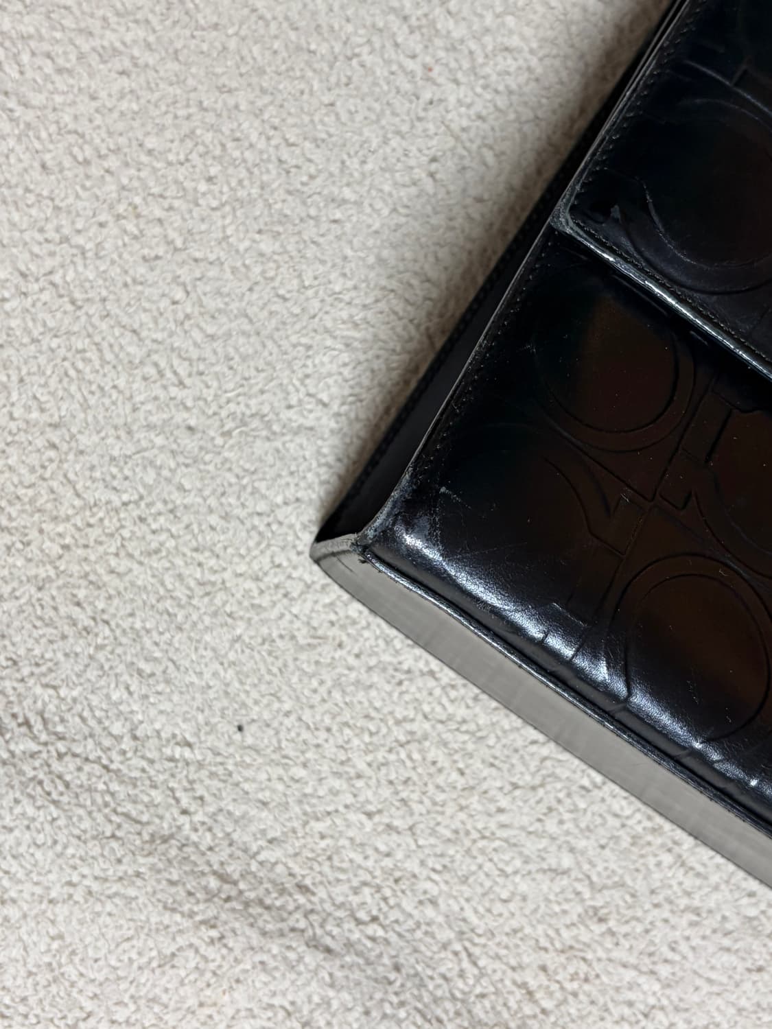 페레가모 간치니 숄더백 블랙 (빈티지) 상품이미지5