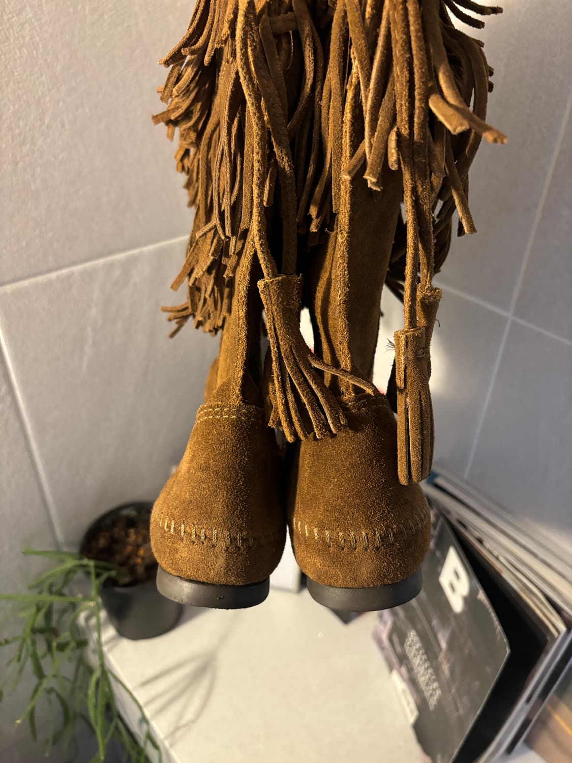 미네통카 프린지 스웨이드 부츠 상품이미지4