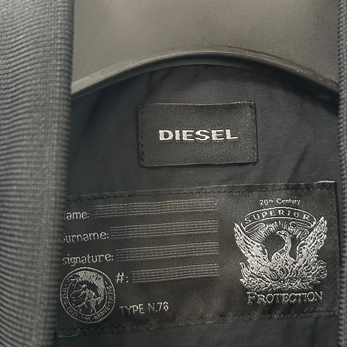 디젤 멀티지퍼 나일론 봄버 자켓 상품이미지7