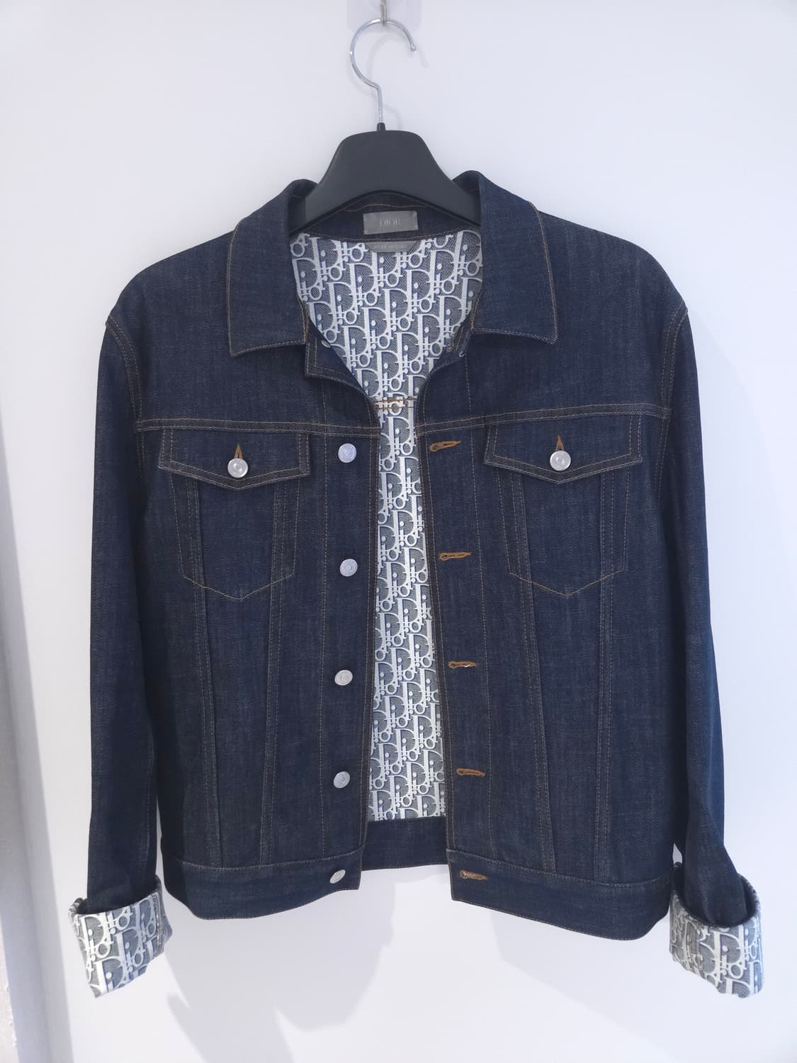 [새상품급] 디올 오블리크 데님 청자켓 48Size 상품이미지1