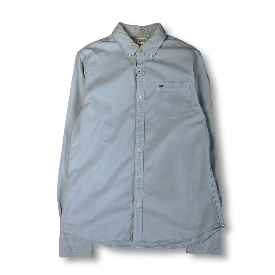 타미힐피거 스카이블루 원포켓 긴팔 셔츠 M 상품이미지1