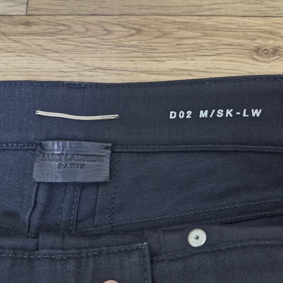 [30] SLP 생로랑 FW15 5 Zip D02 블랙 데님 팬츠 상품이미지6