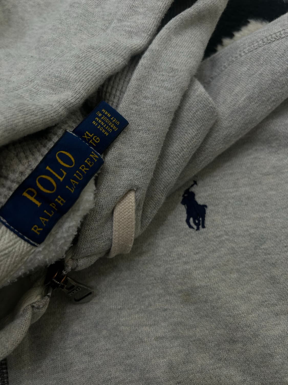 [XL]폴로랄프로렌 후드집업/멜란지그레이/기모 상품이미지5