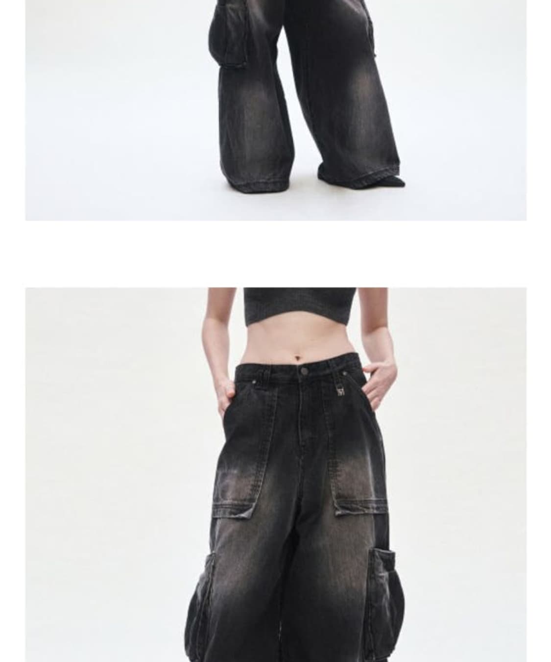 [새상품] 트리밍버드 데님 카고 팬츠(2SIZE) 상품이미지2