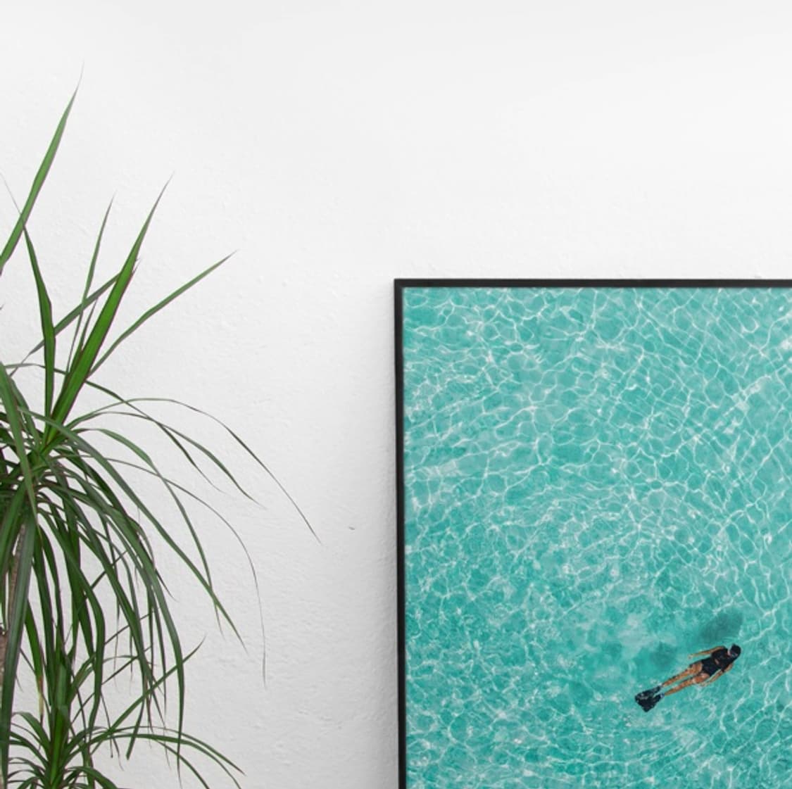 바다 여름 액자 대형 사이즈 50x70cm 요시고 스타일 상품이미지2