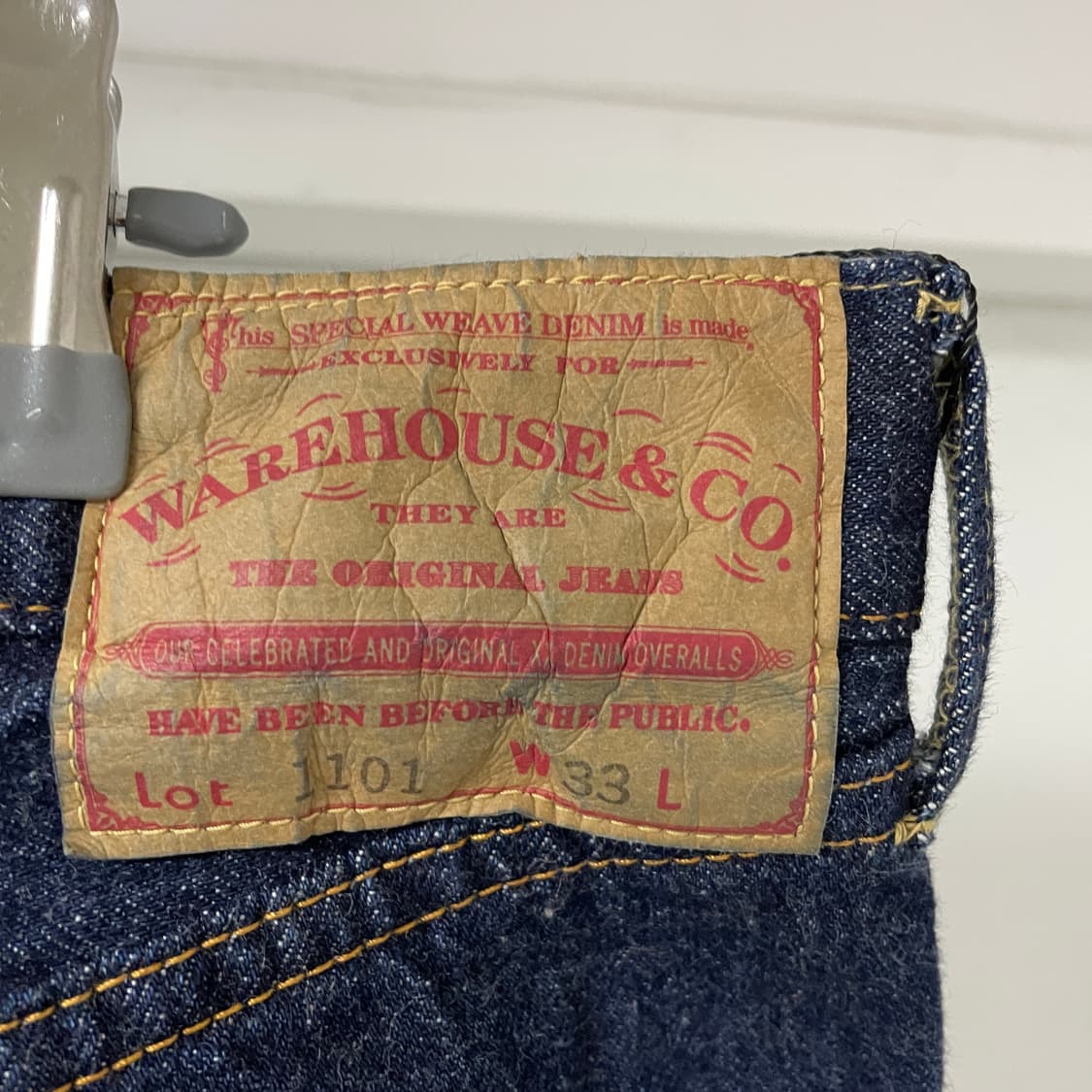 웨어하우스 1101 데님 팬츠 33 상품이미지4