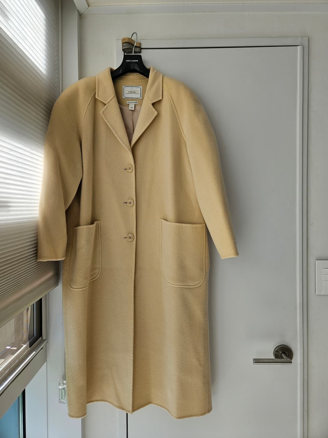 오버듀플레어 overdue flair 핸드메이드 울코트 버터 상품이미지4