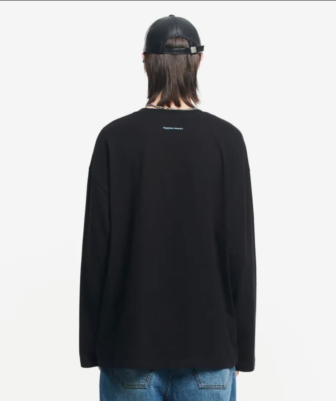 새상품 ) 메종 미네드 프린팅 오버핏 긴팔티 상품이미지3