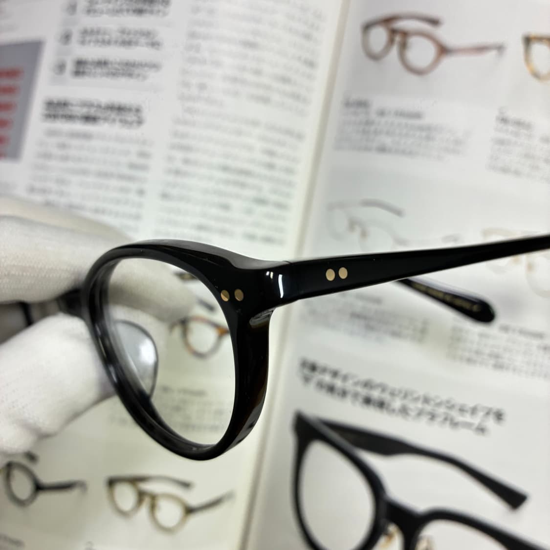 角矢甚治郎作 카도야 진지로 사쿠 일본 장인 셀룰로이드 뿔테 안경 상품이미지3