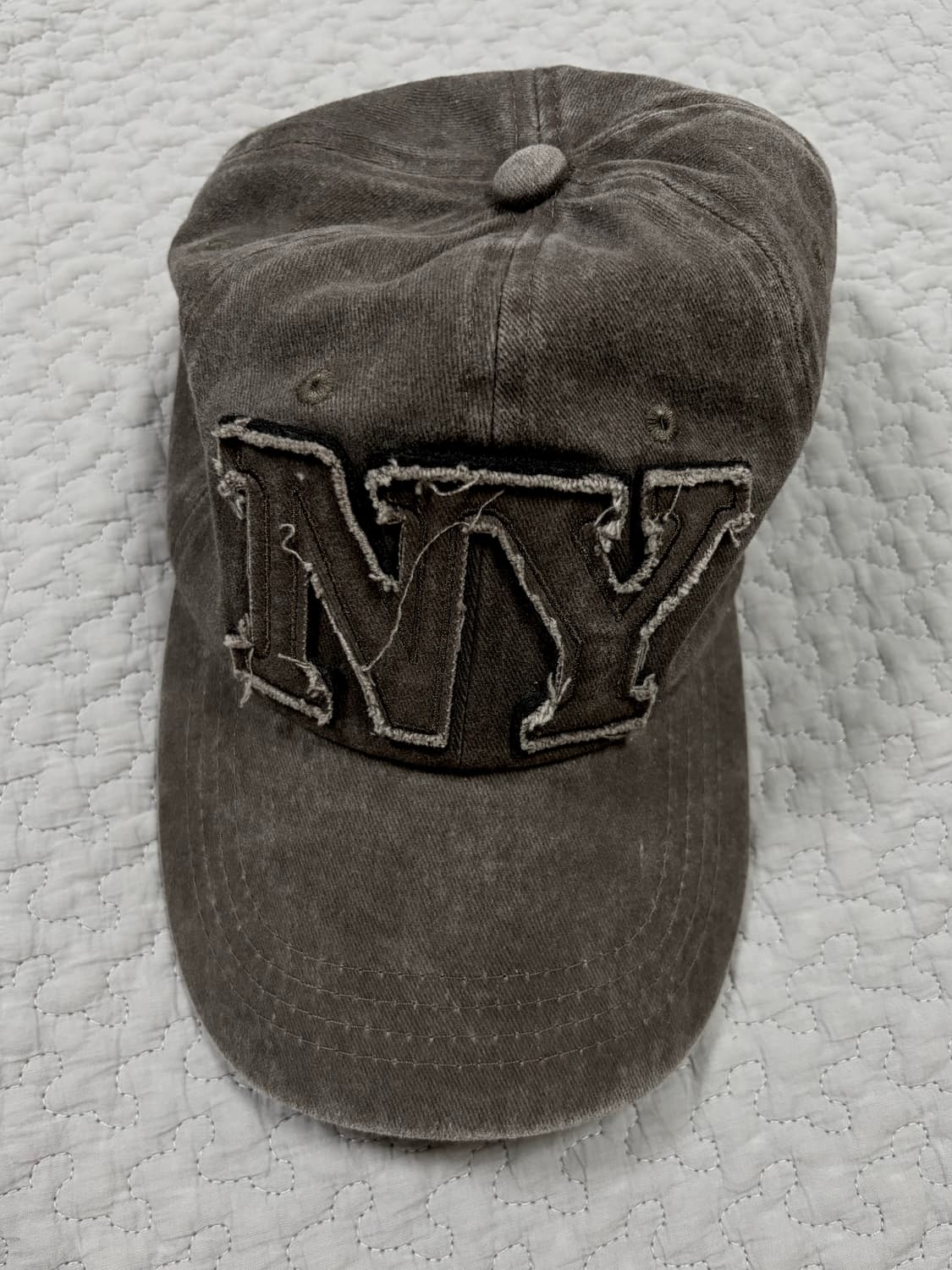 NY 빈티지 워싱 볼캡 모자 상품이미지1