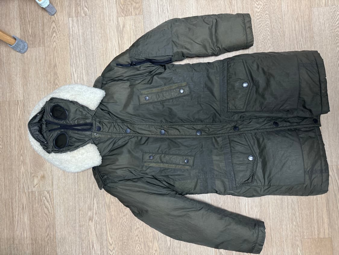 CP컴퍼니 고글 패딩 카키 / 정품 / 겨울 패딩 / CP Company 상품이미지2