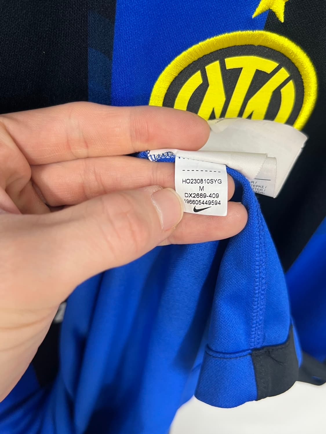 나이키 인터밀란 23-24시즌 마르티네스 마킹 유니폼 반팔 저지 상품이미지10