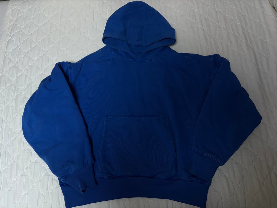 이지 갭 퍼펙트 후드 블루 xl 상품이미지1