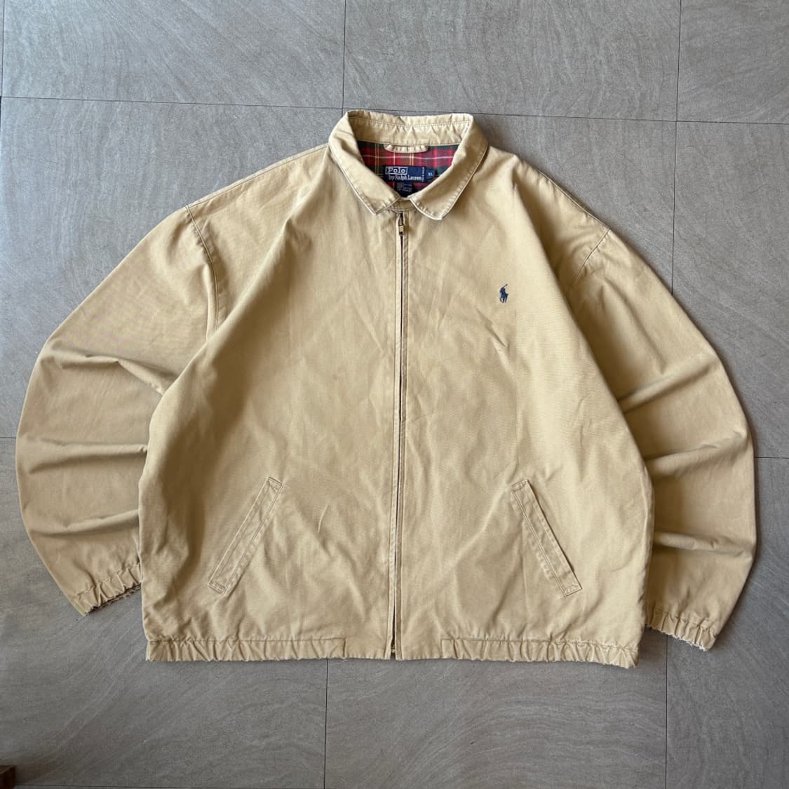 폴로 정품 베이지 스윙톱 라이트닝 자켓 상품이미지1