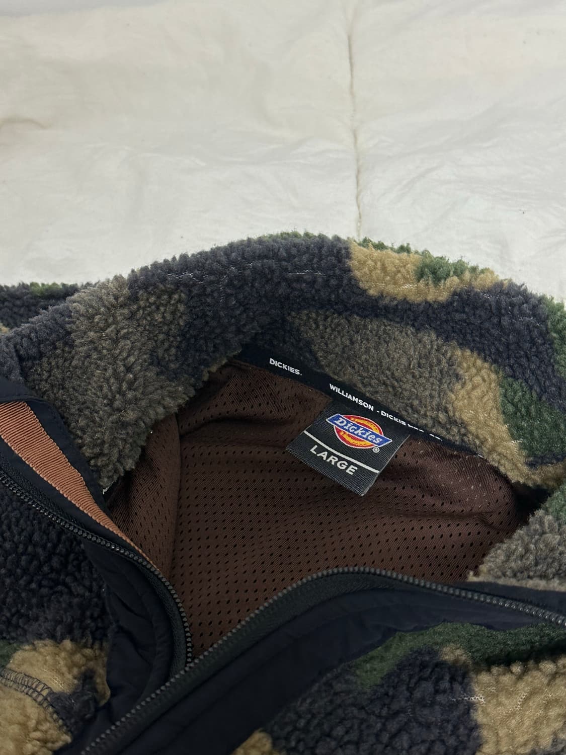 디키즈 카모플라쥬 후리스 플리스 뽀글이 라지  상품이미지4