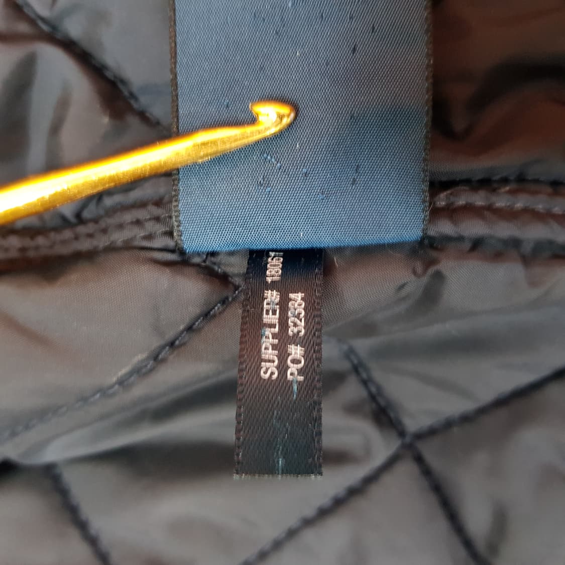 랄프로렌 퀼팅 코듀로이 배색 롱자켓 S사이즈 상품이미지10